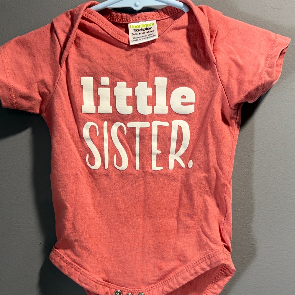 Wonder Nation Pink Little Sister Toddler Tee